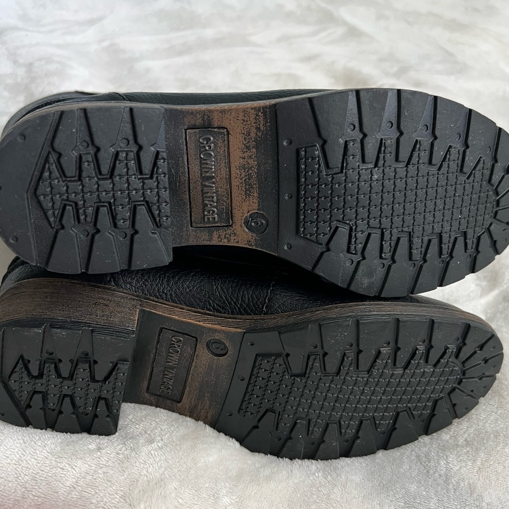 🖤Winter Ready! Nirvana Combat Boot by Crown Vintage - Picture 11 of 12